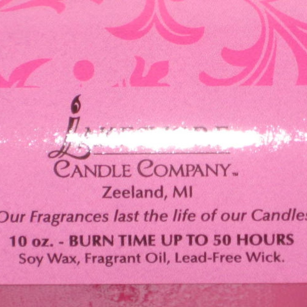 Lakeshore Candle Company 10 oz Candle 50 Hour Burn Time Tumbler Soy Wax NWT - Picture 3 of 5
